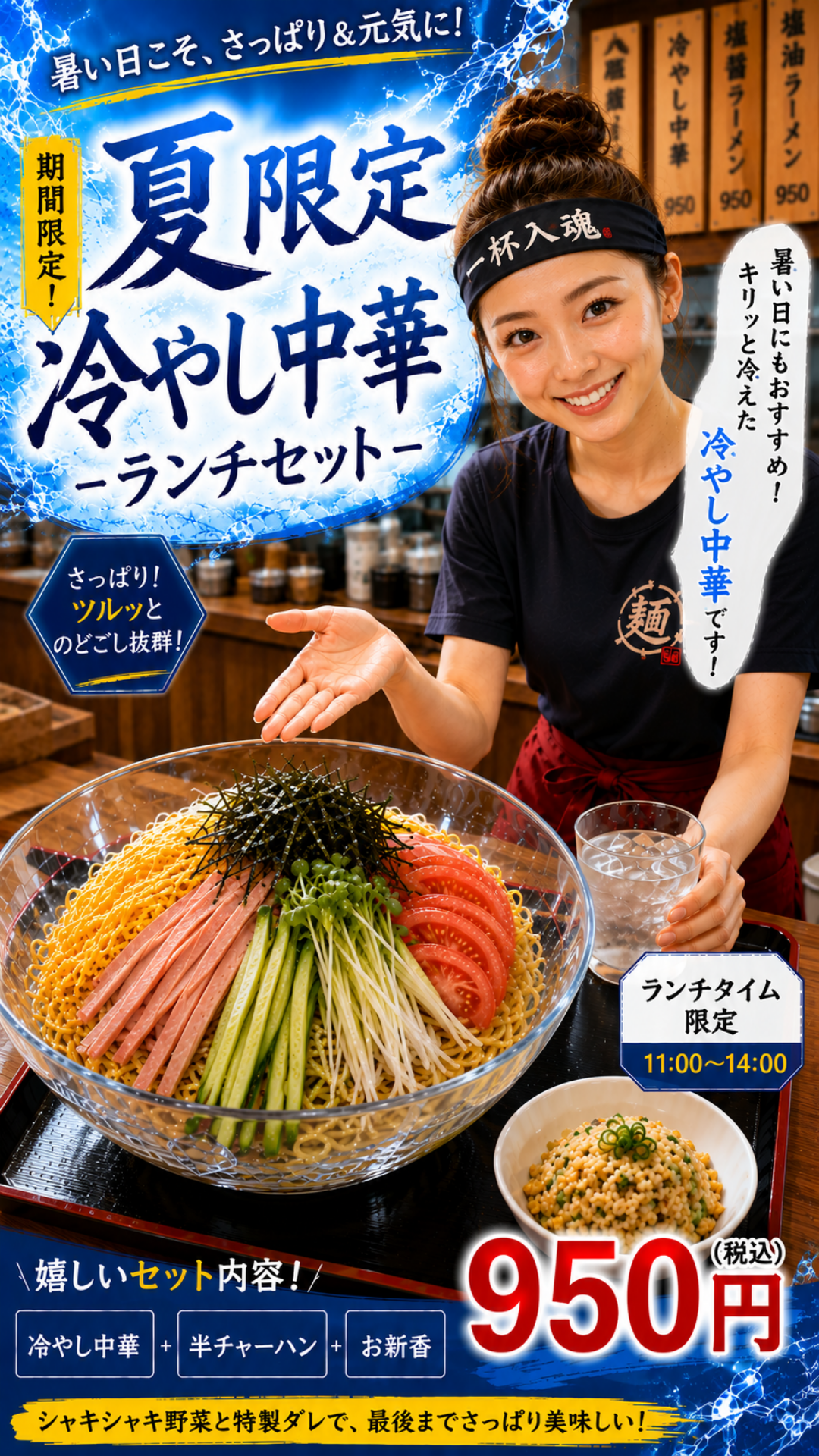 夏限定冷やし中華